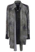 Ziggy Chen Draped Long Shirt