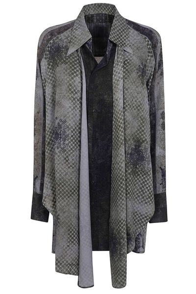 Ziggy Chen Draped Long Shirt
