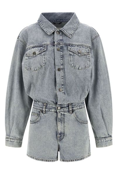 Haikure Elle Authentic Lax Denim Short Jumpsuit