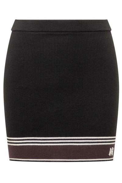Amiri Ma Stripe Mini Skirt