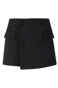 Balmain Mid Rise 4 Button Mini Skorts