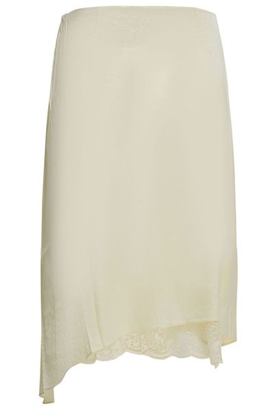Acne Studios Asymmetric Lace Detailed Skirt