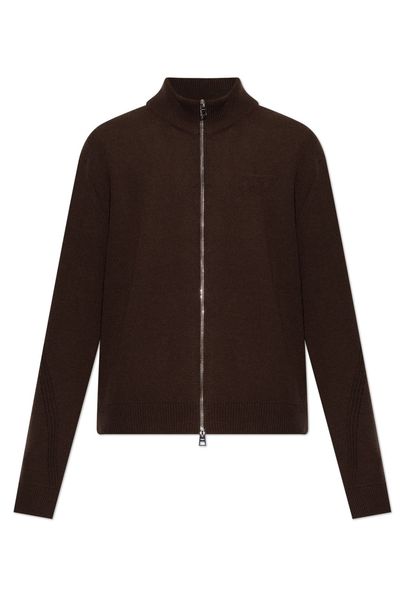 Givenchy Zip-Up Logo Cardigan