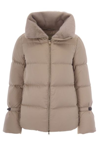 Herno Zip-Up High Neck Coat