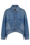 Givenchy Asymmetric Hem Denim Jacket