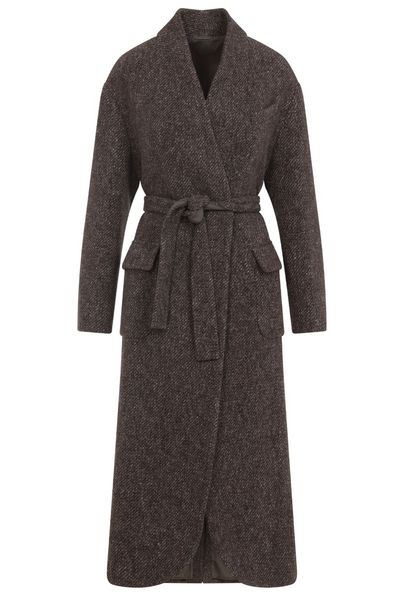 Brunello Cucinelli Single-Breasted Belted Coat