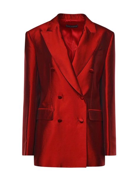 Dolce & Gabbana Double-Breasted Mikado Jacket