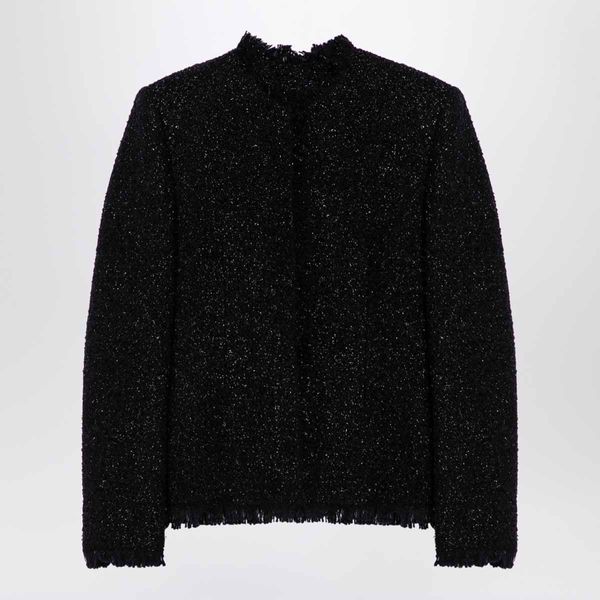 Givenchy Textured Frayed-Edge Jacket