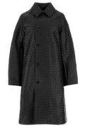 Bottega Veneta Intrecciato Leather Coat
