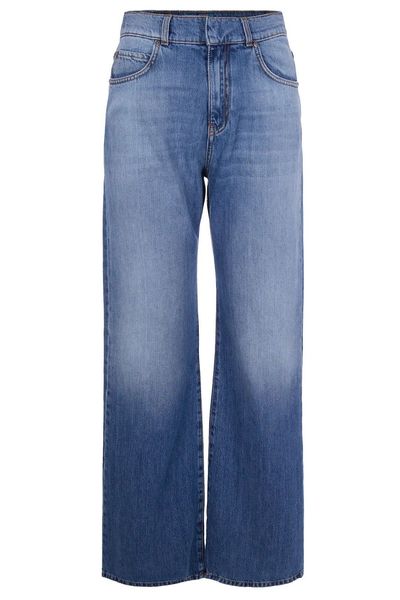 Pinko Wide-Leg Fading Jeans