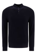 Brunello Cucinelli Long Sleeved Knitted Polo Jumper