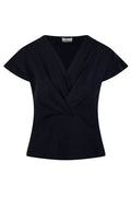 Isabel Marant Nadrine Draped V-Neck Top