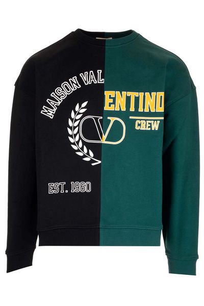 Valentino Logo Printed Crewneck Sweatshirt