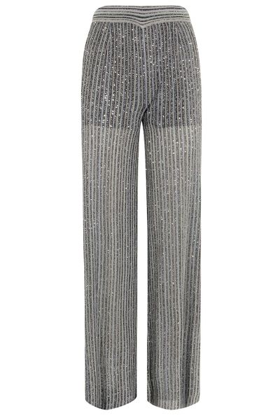 Missoni Sequins Embellished Elastic Waist Long Trousers