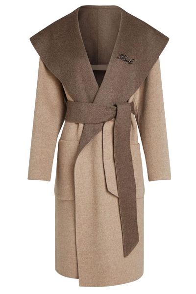 Karl Lagerfeld Reversible Shawl-Collar Coat