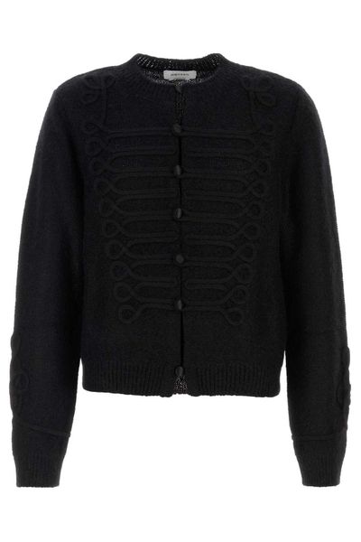 Alexander McQueen Long Sleeved Crewneck Buttoned Cardigan