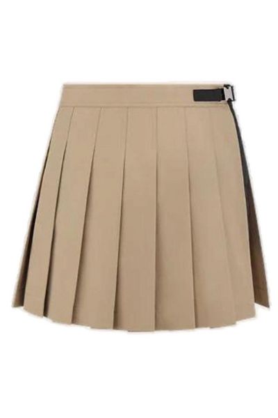 Christian Dior Pleated Wrap Mini Skirt