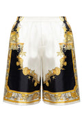Versace Coral Theatre Printed Elastic-Waist Shorts