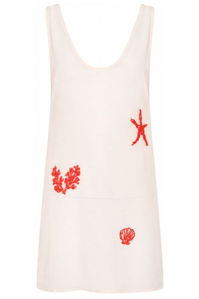 Mc2 Saint Barth Raya Embellished Sleeveless Dress
