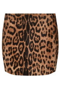 P.A.R.O.S.H. Marianne Leopard Printed Skirt