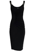 Versace Stretch Crêpe Jersey Midi Dress