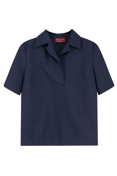 Gucci GG Short-Sleeved Polo Shirt