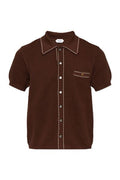 Versace Short-Sleeved Knitted Shirt