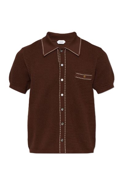Versace Short-Sleeved Knitted Shirt