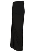 Alaïa Soft Jersey Draped Skirt