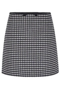 Valentino Gingham Bow Detailed Mini Skirt