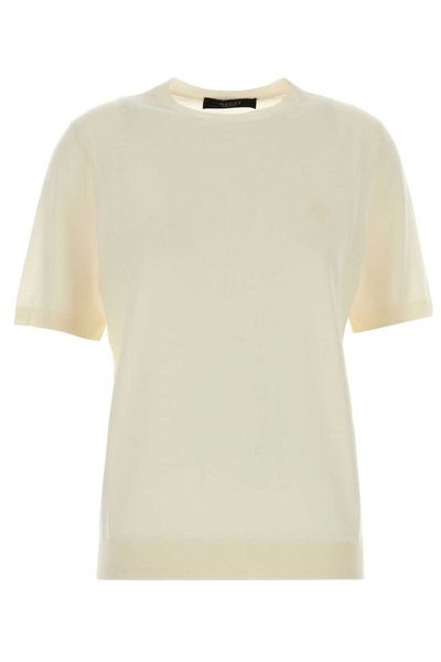 Gucci Embroidery Fine Knit Top