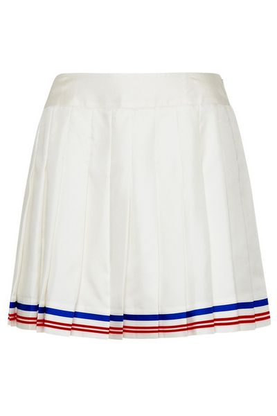 Casablanca High Waist Pleated Skirt