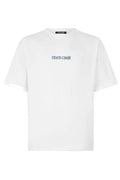 Roberto Cavalli Logo Printed Crewneck T-Shirt