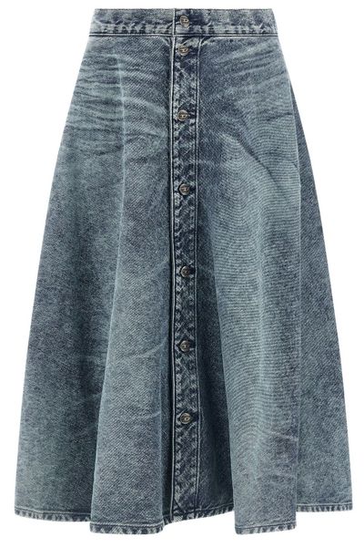 Diesel De-Annet-B-Fsh Denim Skirt