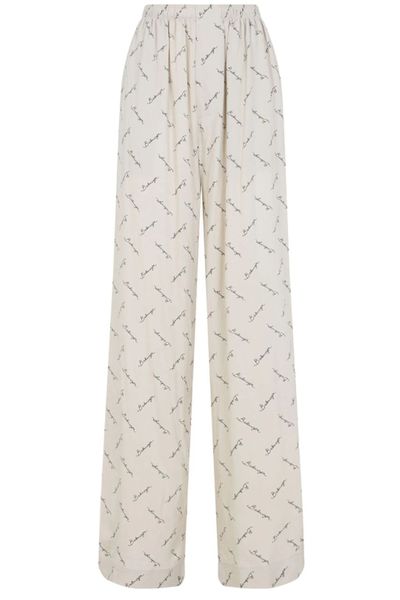 Balenciaga Allover Logo Pyjama Pants