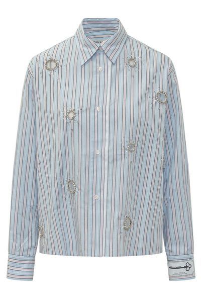 DES Phemmes Embellished Striped Shirt