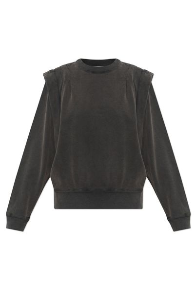 Isabel Marant Étoile Soldy Padded-Shoulder Sweatshirt
