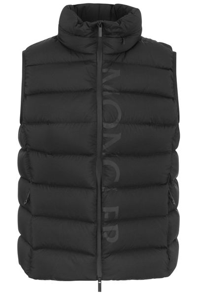 Moncler Logo Printed Zipped Jacket
