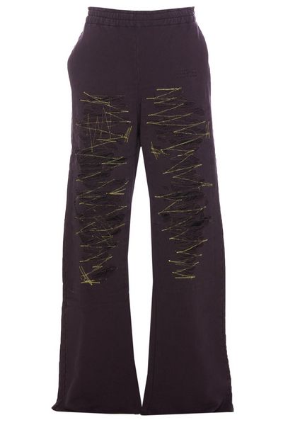 MM6 Maison Margiela Numbers-Motif Wide-Leg Track Pants