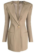 Balmain Long Sleeved Tailored Dress