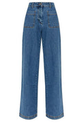 Etro Patch Pocket Wide-Leg Jeans