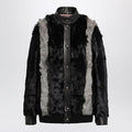 Valentino Panelled Faux Fur Coat