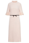 Valentino Ruffled Bow Detailed Dress