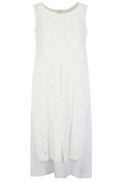 Comme des Garçons Lace Embroidery Pleated Dress