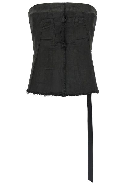 Rick Owens DRKSHDW Off-The-Shoulder Bustier Top