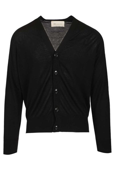 AMI Paris Knitted V-Neck Cardigan
