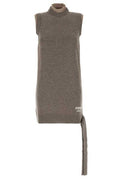 Fendi Logo Detailed Sleeveless Mini Dress