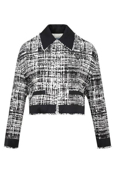 Prada Long-Sleeved Cropped Jacket
