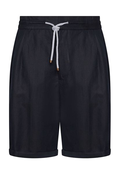 Brunello Cucinelli Drawstring Pleated Shorts
