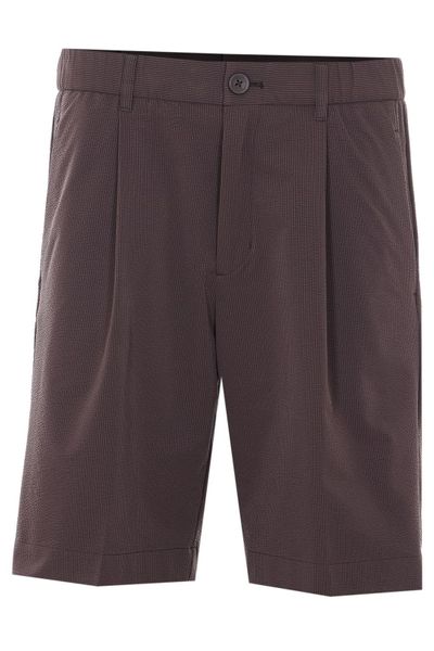 Herno Pleat Detailed Shorts